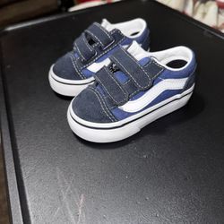 Blue Old School Vans 4c