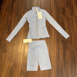 Blue And Gold Lululemon Set 