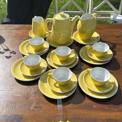 Yellow Tea Set