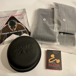 Breathwork Training Kit - Oxygen Advantage/Buteyko (Sports Mask, Belts, Myotape)