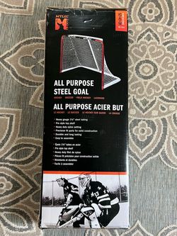 MYLEC® HOCKEY ALL PURPOSE STEEL GOAL I ALL PURPOSE ACIER BUT HOCKEY SOCCER FIELD HOCKEY LACROSSE LE HOCKEY LE SOCCER LE HOCKEY SUR GAZON LA CROSSE • H