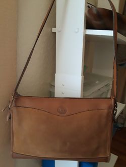 Crossbody/Shoulder Leather Bag by Harness Collection Vintage