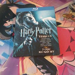 Harry Potter Complete 7 DISC Bluray SET YEARS 1-6