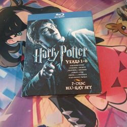 Harry Potter Complete 7 DISC Bluray SET YEARS 1-6