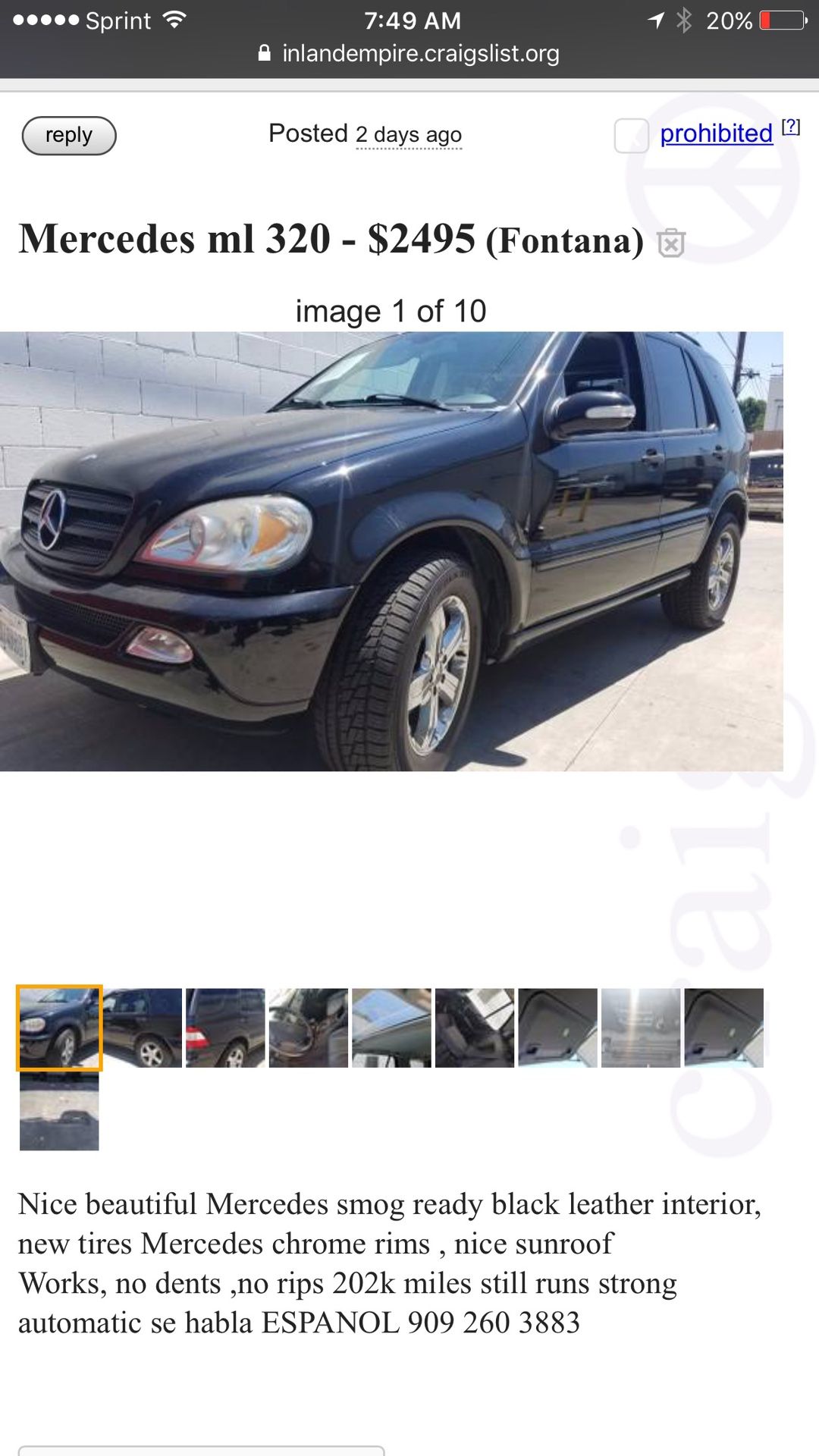 2002 Mercedes-Benz M-Class