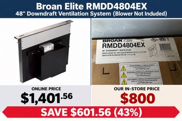 Broan Elite 48" Downdraft Kitchen Ventilation System