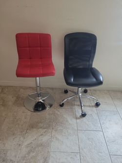 2 office chairs $20