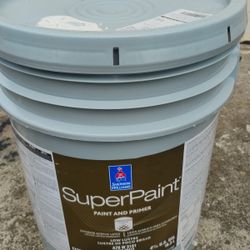 5 Gallons Exterior Low Lustre Superpaint SHOJI WHITE PAINT