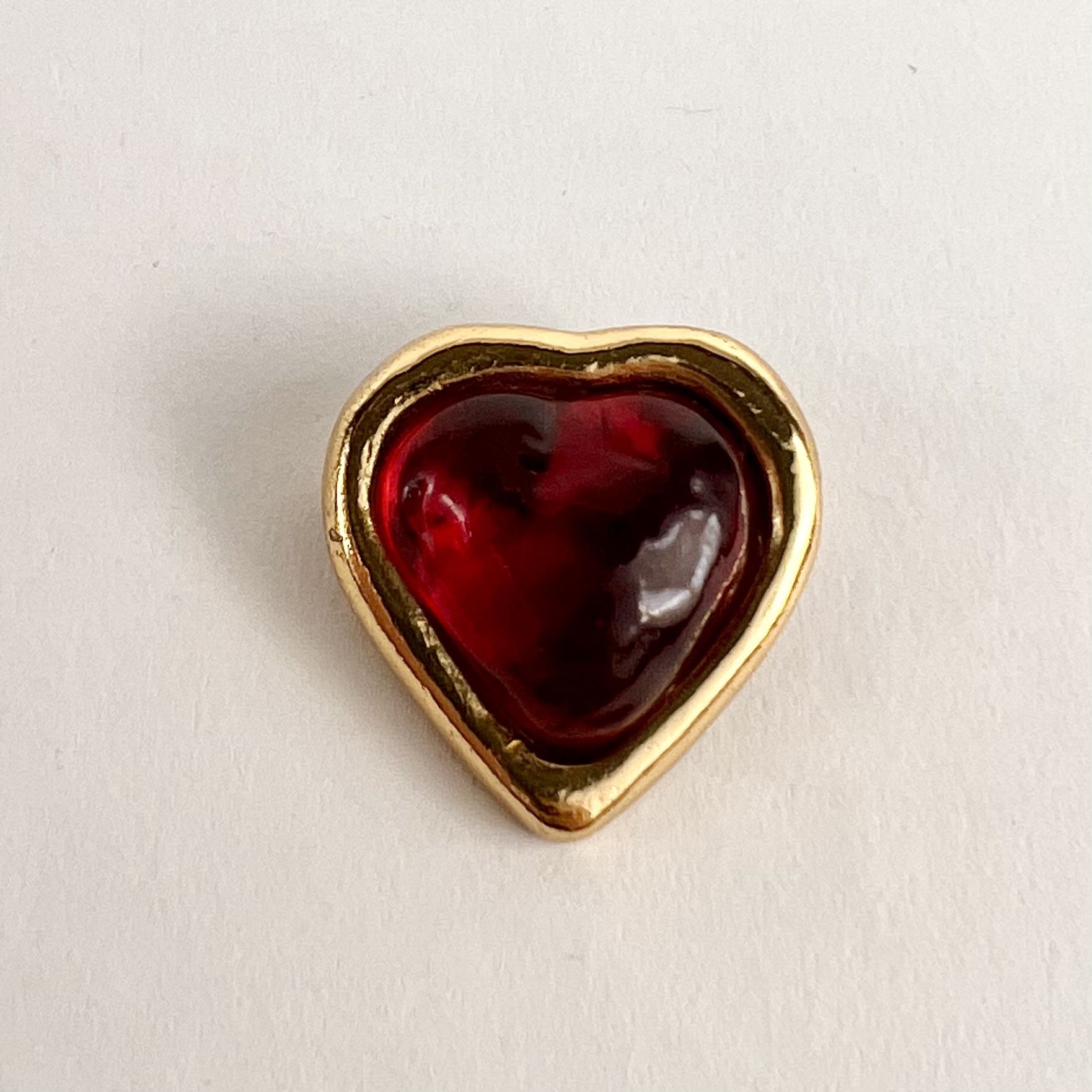 Yves Saint Laurent Vintage Heart Pin/Broach