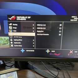 Asus Rog Swift 32” 4k Gaming Monitor