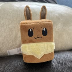 Pokémon Plush Eevee Card Game Center Deck Box Case