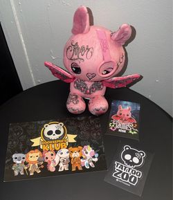 Tattoo Zoo Batties Rosie Plush with Cards