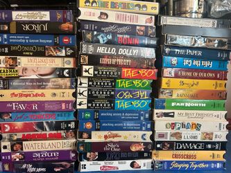 Large Lot of 25+ Vintage VHS Movies & Tapes - Mixed Genres