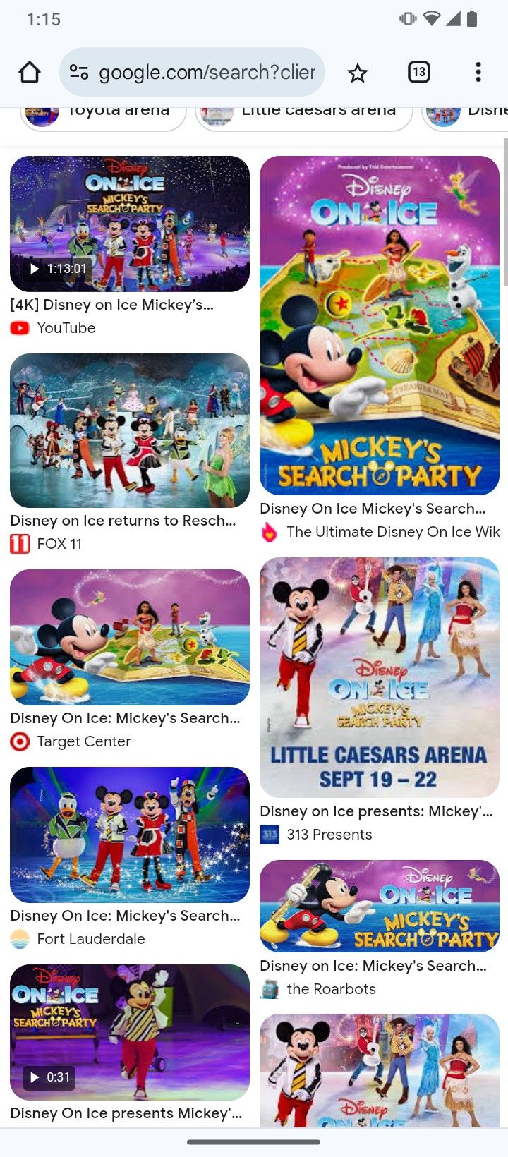 Disney On Ice Mickeys Search Party