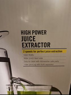 Bella - High Power Juice Extractor - Black