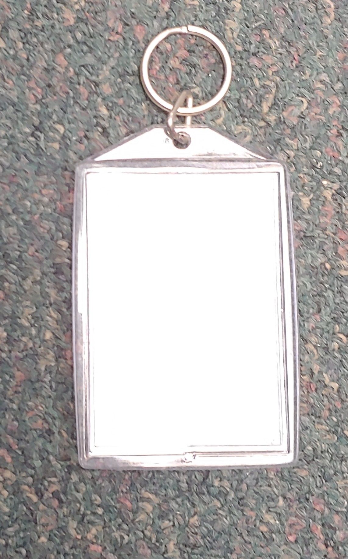 Keychain Picture Frame. Holds 3"×2" Photo