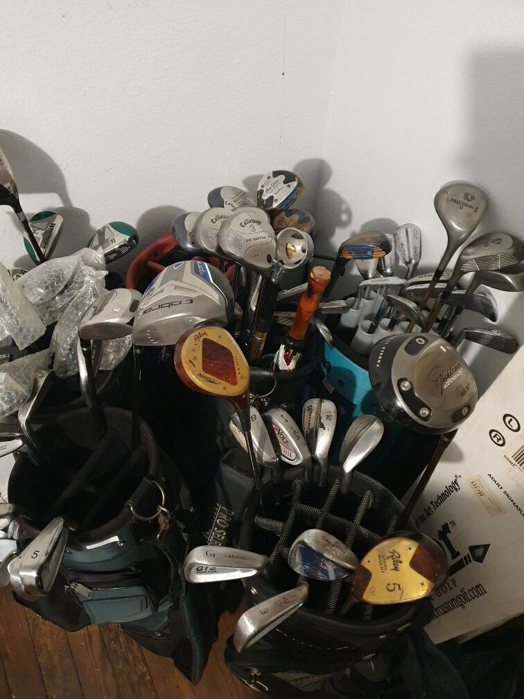 Big Bargain For Beginners Bag & 14 Clubs $50