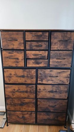 16 Fabric Dresser Drawers