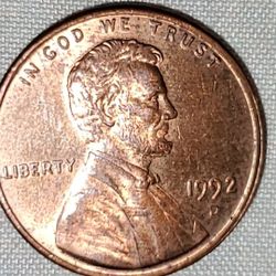 1992 D Lincoln Penny 