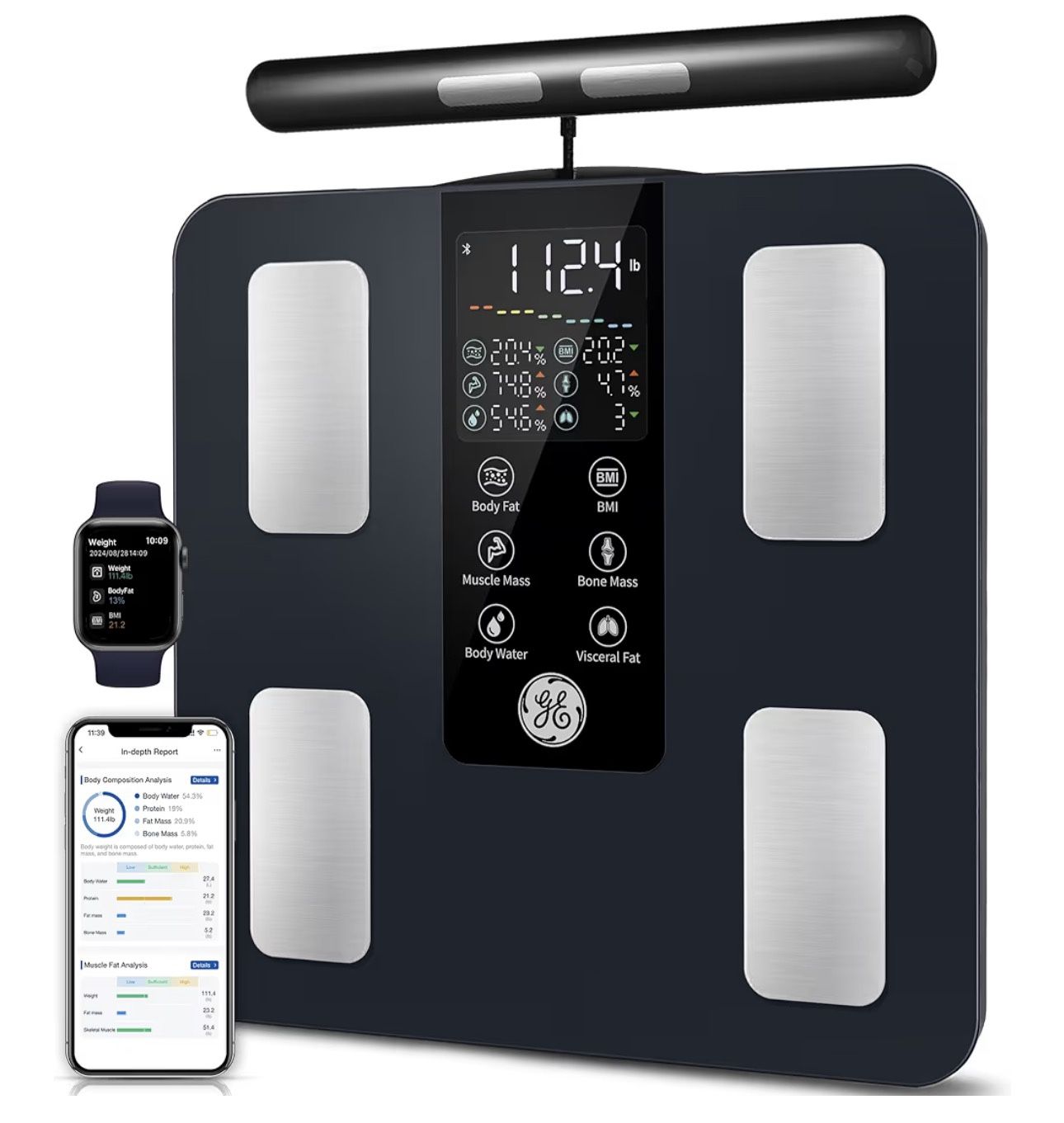 Báscula Inteligente Digital Bluetooth – Body Fat / BMI