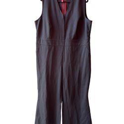 SPANX AirEssentials Jumpsuit Black wide leg sleeveless  Size 2XL