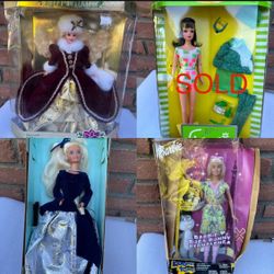 Barbie Dolls, New In Box