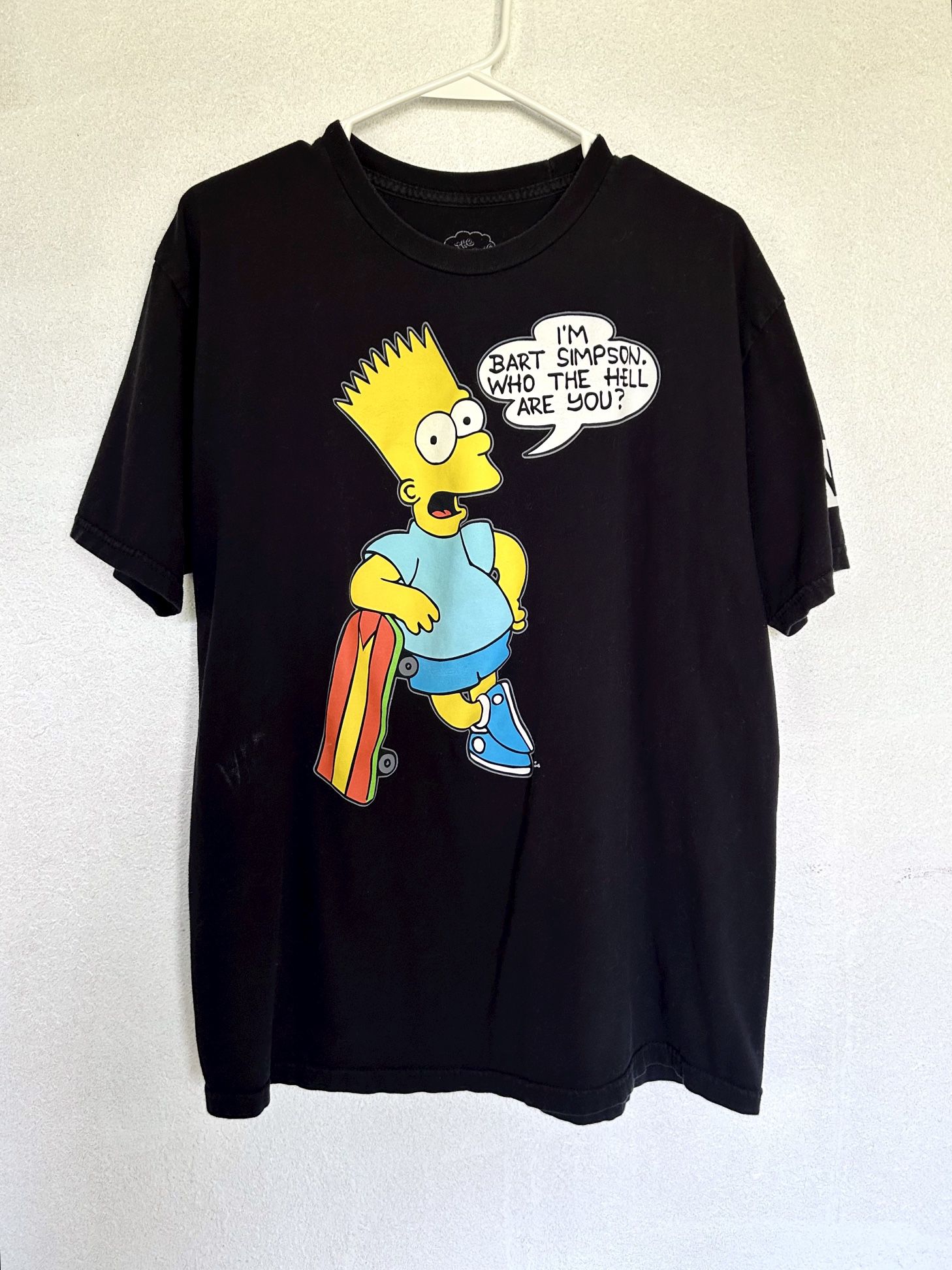 Bart Simpson x NEFF T-Shirt / The Simpsons / Graphic Tee / Large / Streetwear / Men Women Teen Brand