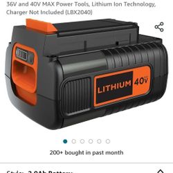 40V Lithium Ion Battery