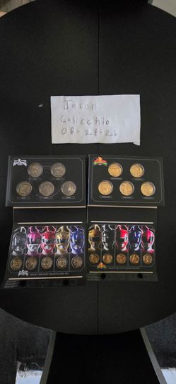 Power Rangers Legacy Die-Cast Coin Sets