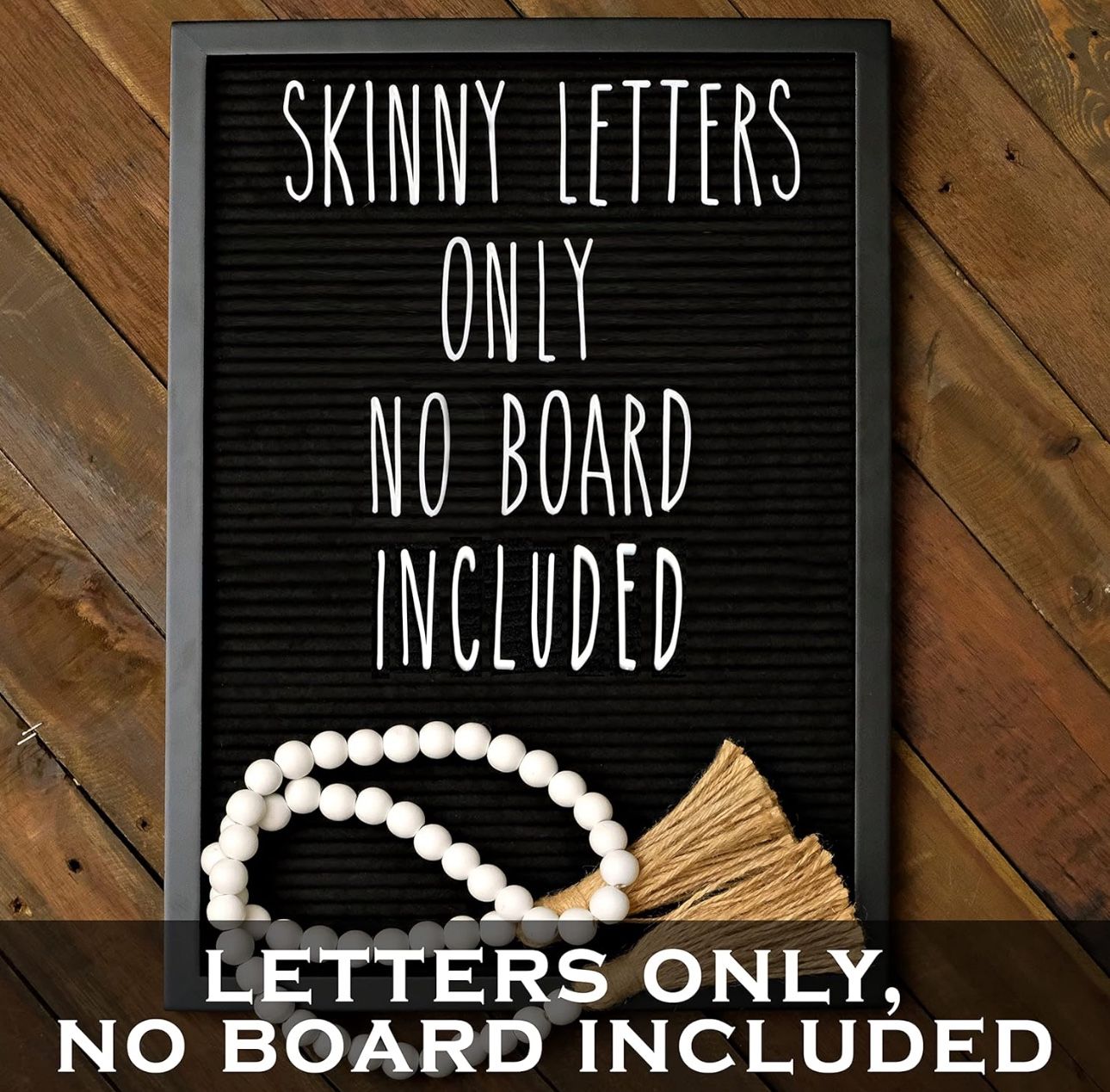 Skinny Felt Board Letters Only Set NO BOARD INCLUDED - Brand New