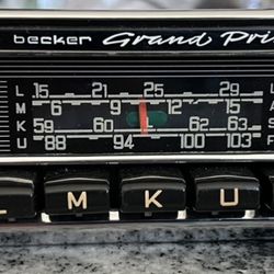 Becker Grand Prix MP3 Mercedes Car Radio 1950’s