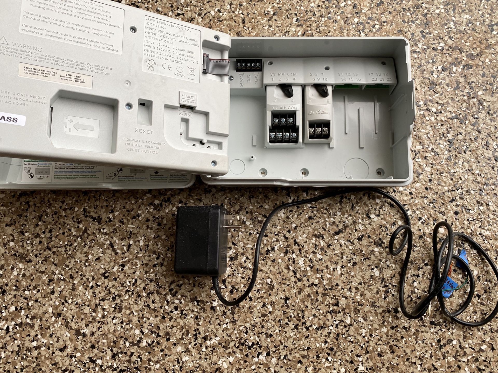 ESP-Me Rain Bird sprinkler Irrigation Controller