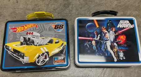 Collectible Metal Lunch Boxes – Star Wars & Hot Wheels – $25 for both