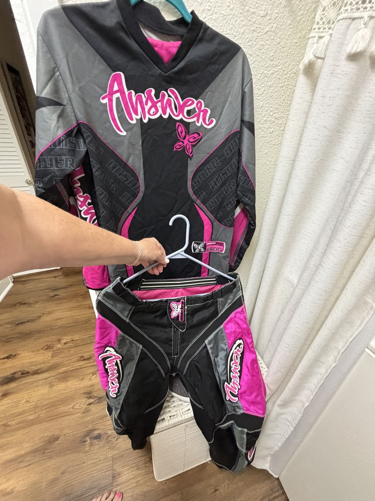 Answer Brand Racewear Combo Pants And Jersey. Pants Youth Size 8 Top Med