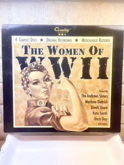 🇺🇸 THE WOMEN OF WWII – 4 CD COLLECTOR’S SET (Brand New / Sealed) 🇺🇸