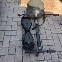 Hoverboard With Hiboy Go Kart Accessory 