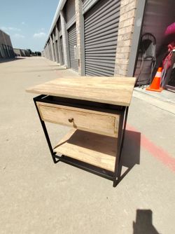 1 rustic nightstand