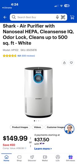 Shark air purifier