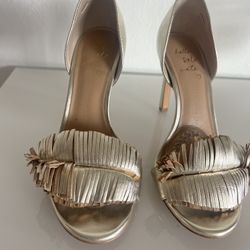 Banana Republic Gold Heels 