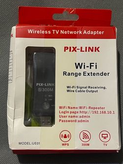 PIX-LINK 300M Wi-Fi Range Extender UE01