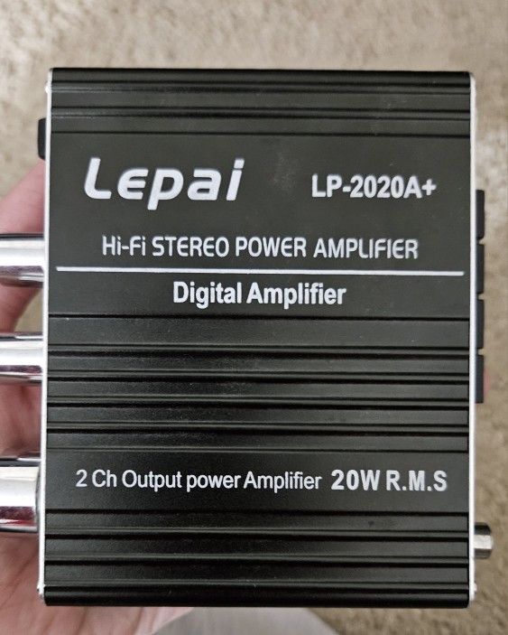 Stereo Amplifier. 2 Ch Output. Input - Aux Or RCA