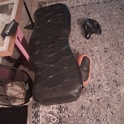 Black used long stool