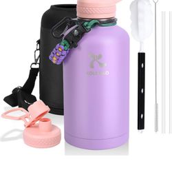 64 Oz Insulated Water Bottle Lavender 