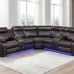 New Sectional Power $40 Down