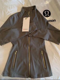 Green beige lulu defined jacket
