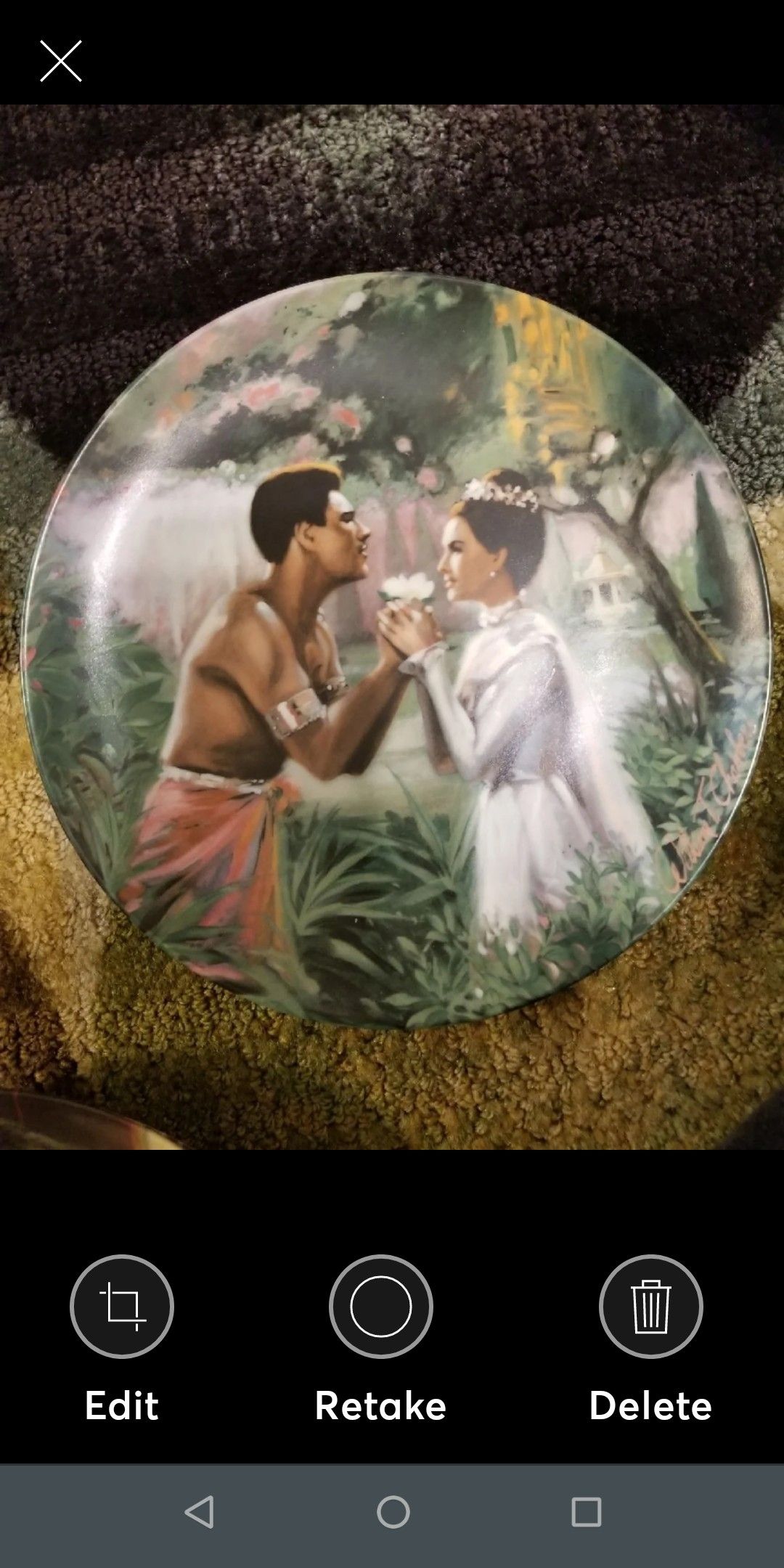 Set of 4 Collectors Plate The King & I