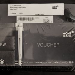 Mont Blanc Sartorial Wallet 8cc 115863 unwrapped new