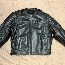 Motorcycle Armor Leather Jacket 3XL
