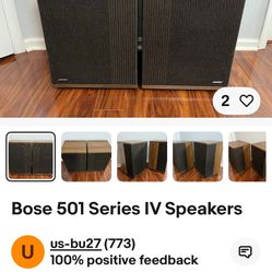 Bose. Series 5 501 Speakers 
