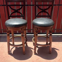 Two Beautiful Bar Swirl Stool Great Condition Both